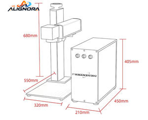 Máquina de Marcado/Grabado Láser de Fibra de 20w 30w 50w, Mini Marcador Láser para Joyería - Product Image 2