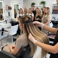 Nos extensions de cheveux Genius Weft sans couture, à micro-billes, évitent les irritations du cuir chevelu, avec cuticules alignées, coupées d'un seul donneur.