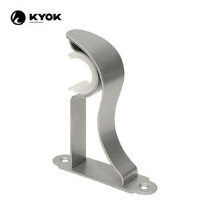 Support de <span class=keywords><strong>tringle</strong></span> à <span class=keywords><strong>rideau</strong></span> mural KYOK – <span class=keywords><strong>Fixation</strong></span> extérieure, design simple, durable, couleur optionnelle - Product Image 4