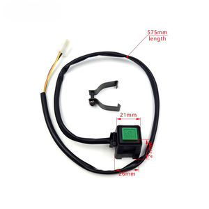 यूनिवर्सल गंदगी मोटरसाइकिल स्विच इंजन स्टार्टर फ्लैमेआउट ऑनऑफ़ मोटरसाइकिल हैंडलबार बटन पावर इग्निशन स्टार्ट स्विच - Product Image 3