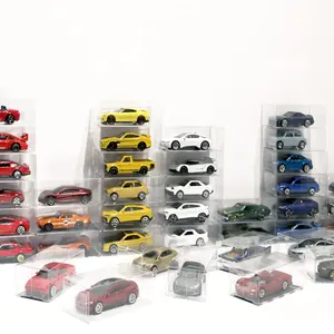 Heiße Räder gestanzte Matchbox transparente Protektor-Kunststoffbox für Auto beliebte Fahrzeugverpackung für Spielzeugautos
