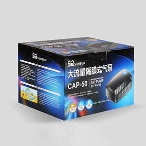 Pompe à oxygène extérieure pour pisciculture, pompe d'aération pour bassin à poissons, en plastique, économie d'énergie, boîte en carton SUNSUN <span class=keywords><strong>Grech</strong></span> CAP-10 CPA-20 CPA-50 - Product Image 6
