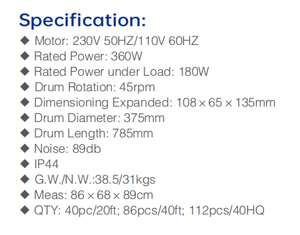 Có thể gập lại sàng quay cho xây dựng hiệu quả Hướng dẫn sử dụng xả cho phân compost đất & cát cho bầu đất chuẩn bị - Product Image 3