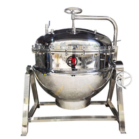 50l-1000l Fruitjam Chili Sauzen Mantel Multi Cooker Rvs Elektrische Waterkoker Met Roerwerk Met Mixer