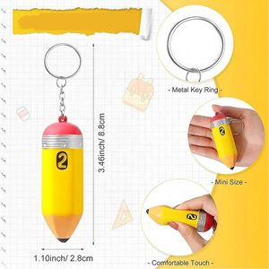 Llavero Antiestrés de Espuma de Poliuretano con Forma de Lápiz y Logotipo Personalizado para Regalos Promocionales - Product Image 3