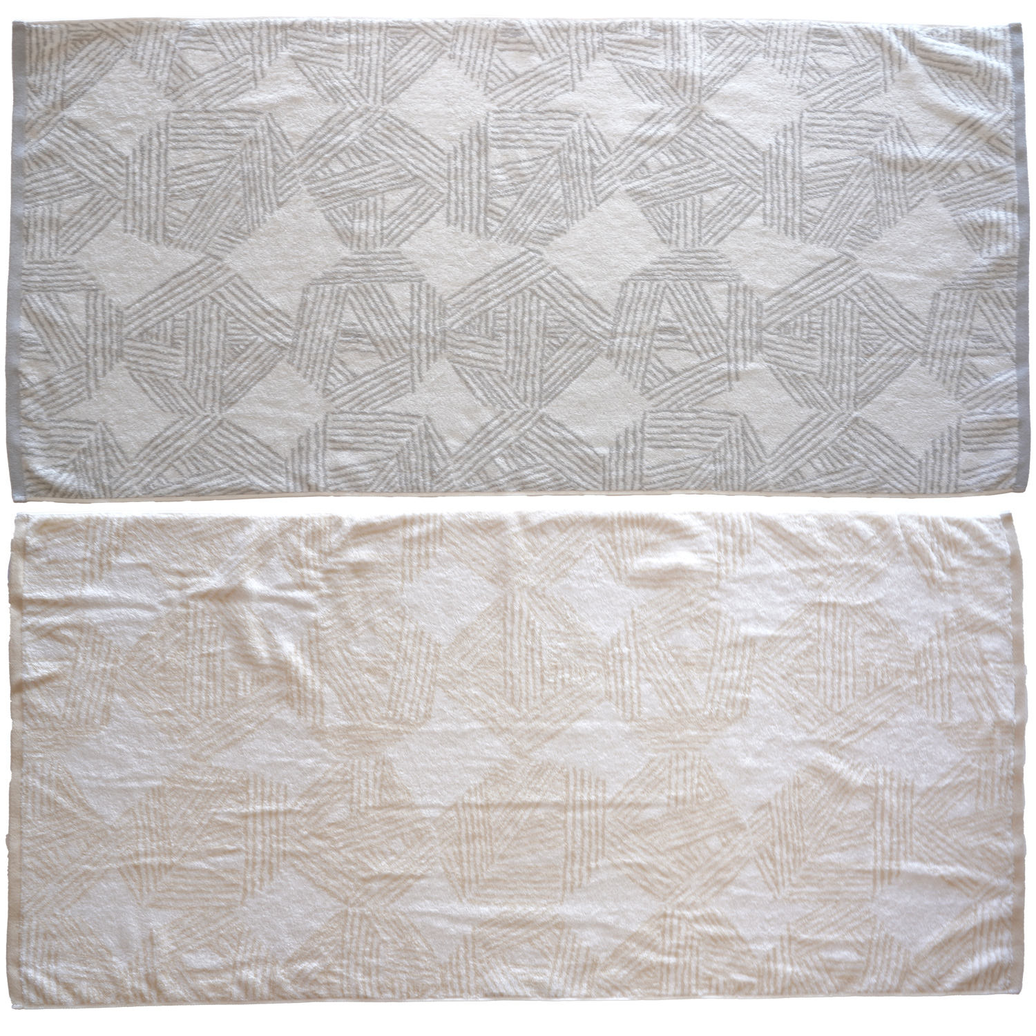 Bath towel_Modern Japanese (Gray, Beige)