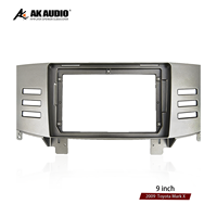 Kit Modifikasi Panel Stereo Layar Radio Mobil Hitam 9 inci Toyota Mark X 2009