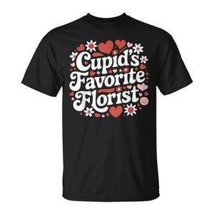 T-shirt Fleuriste Préféré de Cupidon pour la Saint-Valentin – Produit Promotionnel Premium - Product Image 1