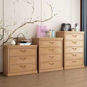 Solid <b>Wood</b> Eco-Friendly Durable Minimalist Modern Corner Cabinet for Bedroom Living Room <b>Storage</b> Hotel Villa Furniture - Product Image 3