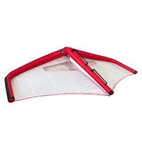 Aile de kitesurf anti-déchirure KW06 avec sac d'air indépendant et poignée rigide, produit de kitesurf hydrofoil