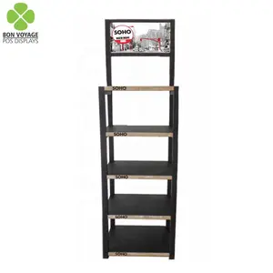 Wholesale <strong>Display</strong> <strong>Rack</strong> Good Quality Eco-Friendly for Modern Freestanding Wooden <strong>Beer</strong> <strong>Display</strong> <strong>Rack</strong> - Product Image 1