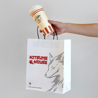 Bolsas de Papel Kraft Marrón Desechables y Reciclables, Ecológicas, para Comida para Llevar, Compras, Restaurantes, Panaderías