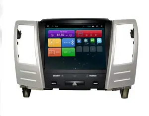 Lecteur vidéo multimédia Android 2 Din pour Lexus RX300 RX330 RX350 RX400H 2004 2005-2009 navigation GPS audio