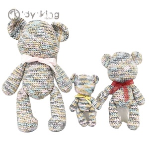 Orsetto all'uncinetto, Cibo all'uncinetto, Animali <span class=keywords><strong>Amigurumi</strong></span> per il gioco di imitazione, Verdure all'uncinetto, Cibo giocattolo per la cucina, Giocattolo tattile educativo - Product Image 1