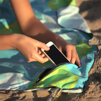 High Quality Super Absorbent Quick Drying Sand Free Printed Logo Pastel Nomadix Microfiber Towels Custom Stripe Beach Towel