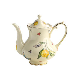 Tasse à thé et soucoupe en céramique florale française vintage, petite tasse à café haute esthétique pour le thé de l'après-midi Inspiration <span class=keywords><strong>anglaise</strong></span> - Product Image 5