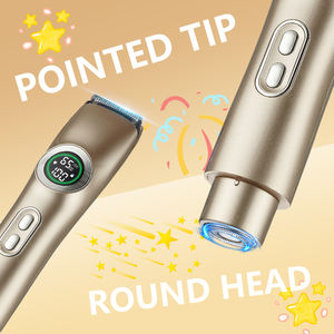 Электрический эпилятор с двумя головками для домашнего использования, IPX7, безболезненное удаление волос, триммер для зоны бикини, устройство для удаления волос для женщин - Product Image 6