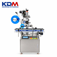 Machine d'étiquetage automatique de surface plane KDM-AL160 pour couvercles, boîtes, cartons, cartes et sachets