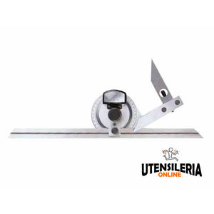 Rapporteur universel avec loupe en acier inoxydable - Product Image 1