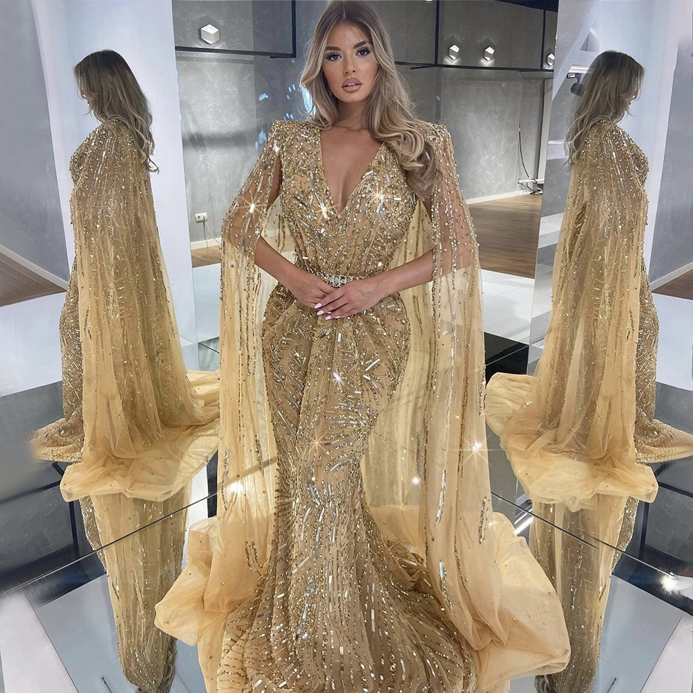 gold short dresses for women Embellished Gold Mini Dress XXL / Gold main image 0
