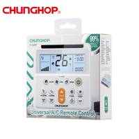 Télécommande universelle murale K-660E ECO avec minuterie, code fixe, verrouillage de la température, rétroéclairage LCD et fonction de minuterie
