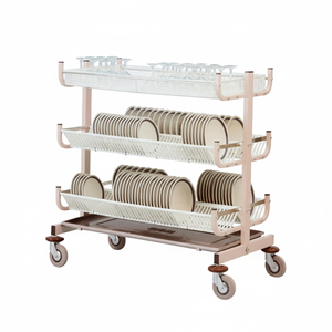 Carro escurridor de vidrio AFP/CA60, escurridor de platos en acero epoxi arenado - Product Image 1