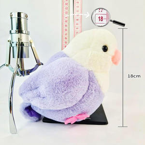 7565 Adorabile Peluche di <span class=keywords><strong>Pappagallo</strong></span> Viola Chiaro, Morbido e Grasso, <span class=keywords><strong>Regalo</strong></span> di Compleanno per Bambini e Bambine, Peluche di <span class=keywords><strong>Pappagallo</strong></span> Soffice - Product Image 2