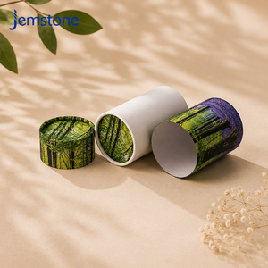 Boîte cylindrique en carton recyclable de qualité supérieure, conçue sur mesure, pour la dispersion des cendres humaines ou animales, emballage en tube de papier kraft commémoratif - Product Image 4