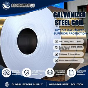 Rollo de Acero Galvanizado con Recubrimiento de Zinc Uniforme Q195 Z100 de 0.3 mm y 1200 mm - Product Image 1