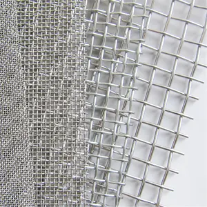 قماش شبكي منسوج من الفولاذ المقاوم للصدأ تصفية قياسية ASTM SS 304 316 316L