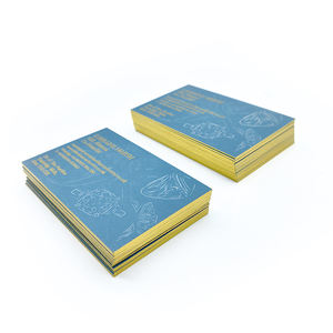 Cartes <span class=keywords><strong>de</strong></span> <span class=keywords><strong>visite</strong></span> haut <span class=keywords><strong>de</strong></span> gamme personnalisées, sans acide, avec vernis UV localisé, pour les entreprises <span class=keywords><strong>de</strong></span> desserts - Product Image 4
