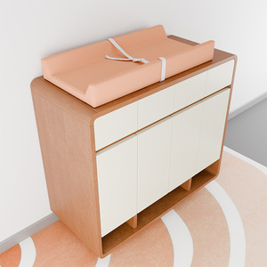 <span class=keywords><strong>Cambiador</strong></span> de Bebé de Cuero con Almohadilla de Masaje de PU Comprimido, <span class=keywords><strong>Cambiador</strong></span> Portátil - Product Image 5