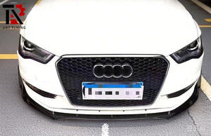 YOMDO <span class=keywords><strong>A3</strong></span> S3 8V <span class=keywords><strong>RS</strong></span> Style Lèvre avant en fibre de carbone véritable pour Audi <span class=keywords><strong>A3</strong></span> S3 8V 2014-2016 - Product Image 3