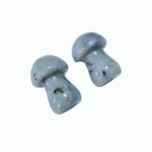 Smooth Labradorite Mushroom <b>Massage</b> Stone Polished Pocket Worry Stone for Stress Relief Handheld Crystal Healing <b>Tool</b> - Product Image 5