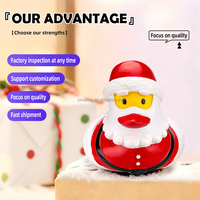 Canard en caoutchouc PVC flottant miniature personnalisé de 5 cm, jouet de bain pour bébé, impression de logo personnalisé, OEM/ODM, vente en gros en vrac, usine