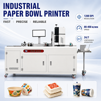 Imprimante jet d'encre UV automatique haute vitesse 1200 DPI multifonction pour étiquettes en rouleau, films, autocollants, cartons et emballages alimentaires