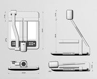 Cámara de Escaneo de Documentos de Calidad A3/A4, Visualizador de Sobremesa para Aulas, Reuniones, Educación y Enseñanza, 8 Megapíxeles, Zoom Óptico de 22x
