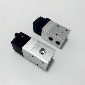 Válvula de Botella de Alta Presión de 3 Vías HT23JD-15 de Gran Flujo, Plateada, 4.0Mpa, Aire, 12v 24v 220v, Personalización de Fábrica, 1/<span class=keywords><strong>2</strong></span> - Product Image 2