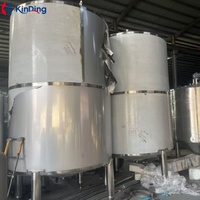 Mélangeur Commercial 1100L en Acier Inoxydable SS304 avec Agitateur et Pompe pour Bière, Vin, Kombucha, Liqueurs et Produits Chimiques