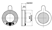 Speaker Mini Mylar Berkualitas Tinggi 20mm 8ohm 1W, Driver Speaker Bulat Kecil dengan Cangkang Plastik