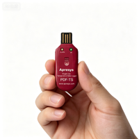 Higrómetro Electrónico Desechable con Interfaz USB, Visualización de Informes en PDF, Descarga de Software, Cadena de Frío, Productos Médicos, Apresys PDF-L ABS