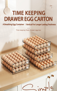 Yumurta koruma bitirme ve depolama için gıda sınıfı yumurta çok katmanlı saklama kutusu yumurta tutucu buzdolabı - Product Image 6