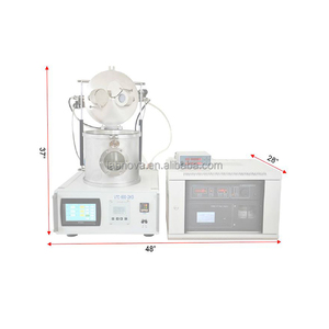 Revestidor por Pulverización Catódica de Plasma con Magnetrón de Doble Cabezal de Alto Vacío de <span class=keywords><strong>2</strong></span> Pulgadas DC/RF VTC-600-2HD-LD OEM <span class=keywords><strong>MTI</strong></span> para Laboratorios de Investigación y Materiales - Product Image 5