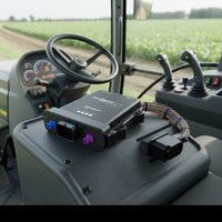 Caja de Recopilación de Datos CANBUS Resistente al Agua y al Polvo IP69K con Android 12, 4G, Wi-Fi, BLE, Antena GNSS, Beidou, AGPS para Tractor