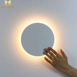 Hiện đại tối giản vòng Tường Đèn LED ánh sáng trong nhà chiếu sáng phòng ngủ cảm ứng nhạy cảm ấm trắng chuyển động cảm biến cầu thang Đèn tường - Product Image 5