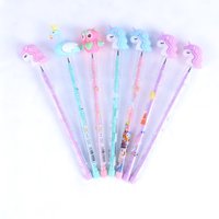 Crayon éternel sans taille-crayon, sans copeaux, avec embout animal mignon, en plastique, pour enfants, étudiants, écriture quotidienne, logo personnalisé