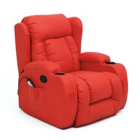 M & M – fauteuil inclinable en tissu technique, fauteuil inclinable manuel avec fonction de Massage et de chaleur pour le salon