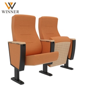 Chaise <span class=keywords><strong>de</strong></span> théâtre pliable, auditorium, cinéma, salle <span class=keywords><strong>de</strong></span> sport, prix <span class=keywords><strong>de</strong></span> gros d'usine, confortable, durable, avec tablette d'écriture en <span class=keywords><strong>bois</strong></span> en option, design moderne - Product Image 1
