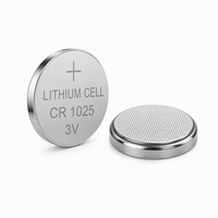 Pile bouton médicale Ieeton CR1025 3V 30mAh Li-MnO2 au dioxyde de manganèse, pile primaire/non rechargeable pour CGM