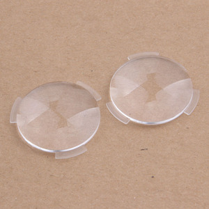 Lentes 3D de plástico convexo doble de <span class=keywords><strong>25mm</strong></span> con chips para gafas de tarjeta de papel VR